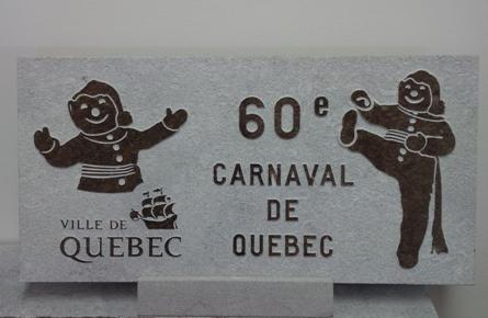 sculpture calcaire St-marc ville Québec